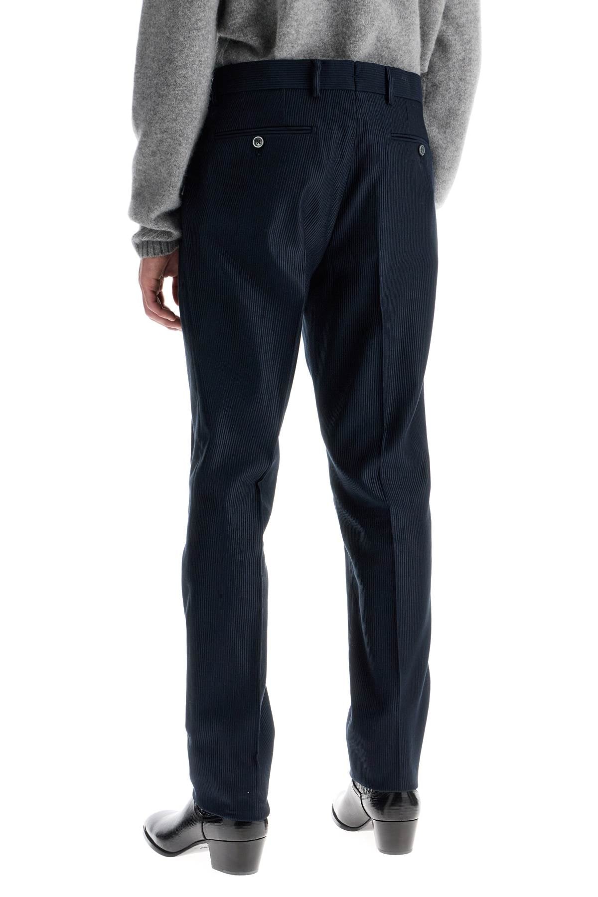 Dyllan Tailored Trousers In Can  - Blue