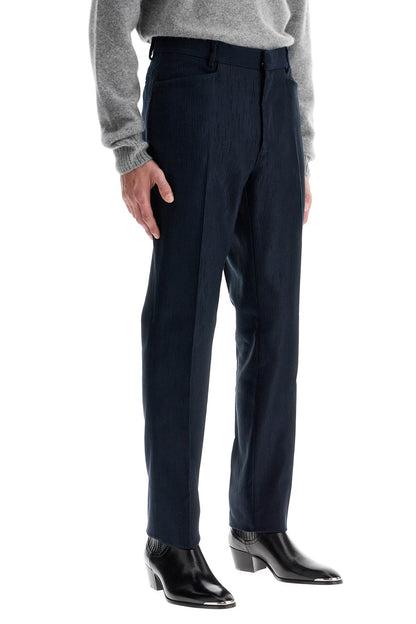 Dyllan Tailored Trousers In Can  - Blue