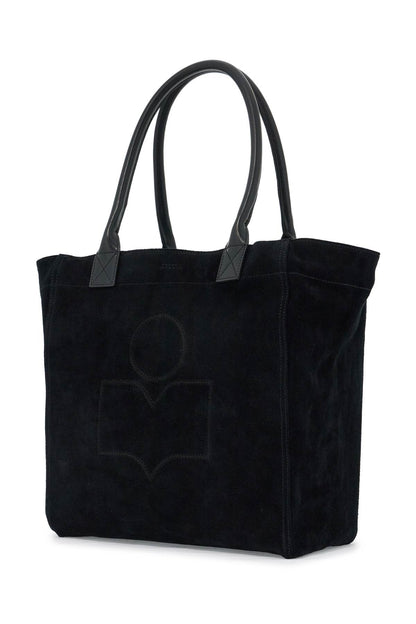 Small Suede Tote Bag Yenky In Leather  - Black