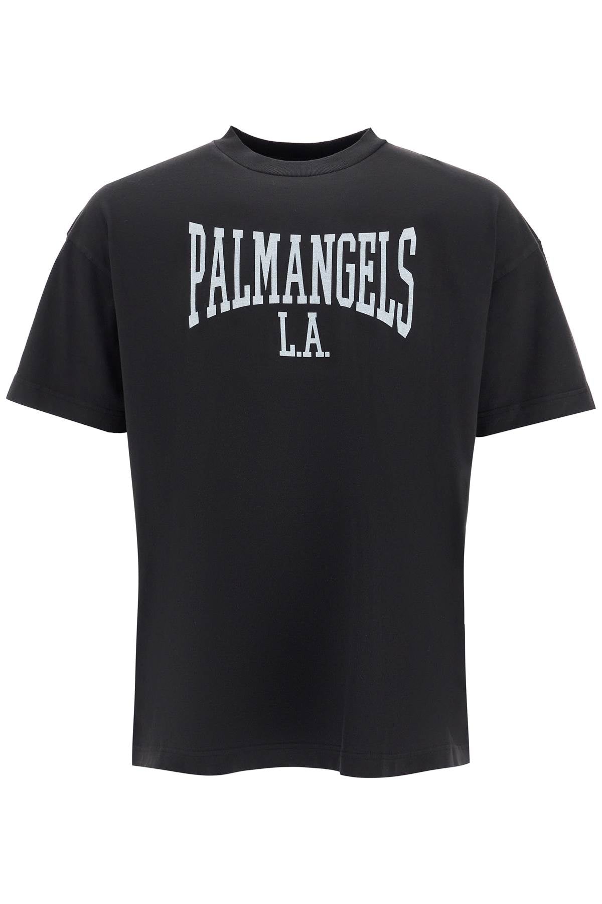 College Print T-shirt  - Black