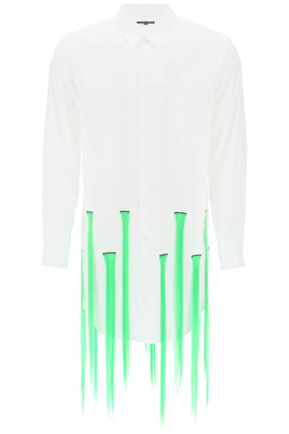 Shirt With Extensions  - White