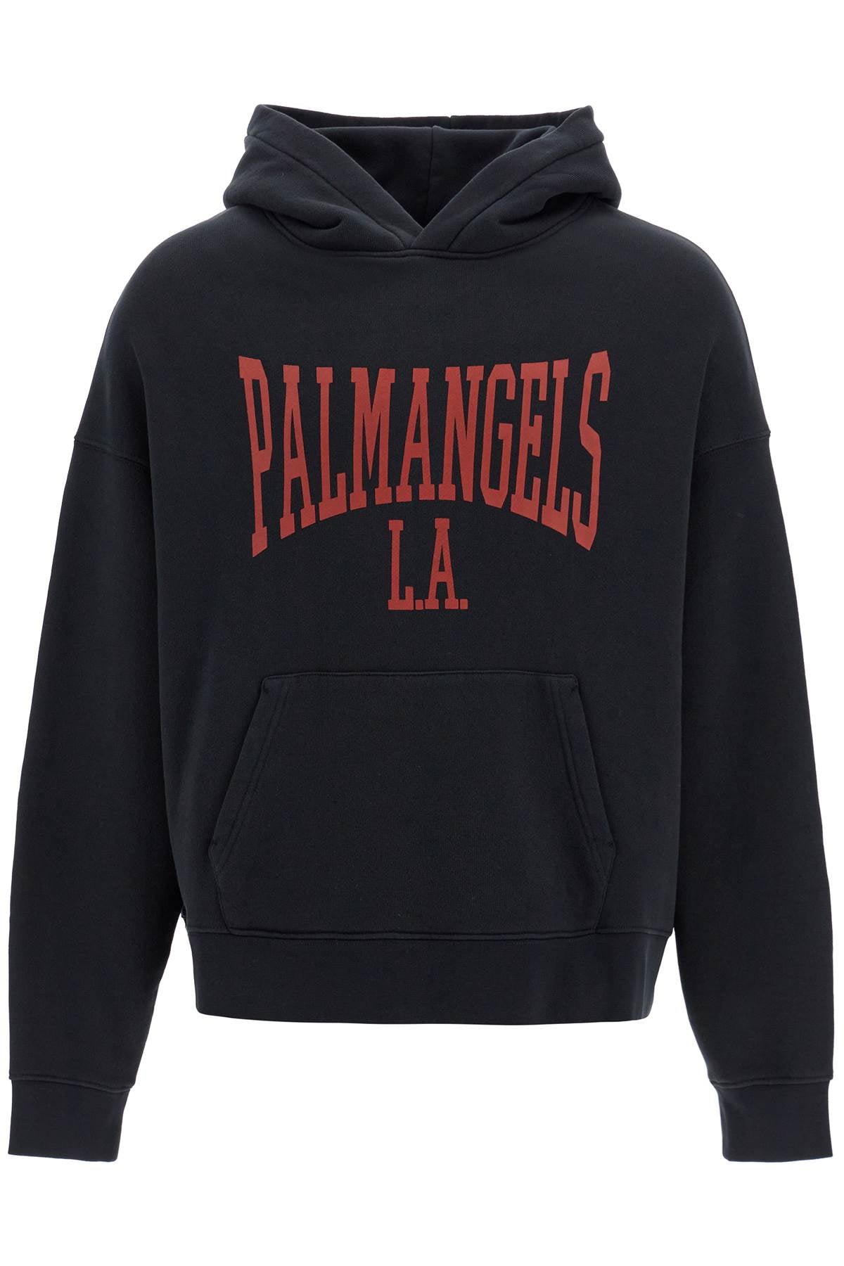 College Hooded Sweatshirt  - Black