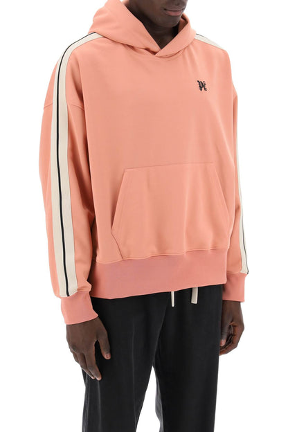 "track Sweatshirt With Contrasting Bands  - Pink