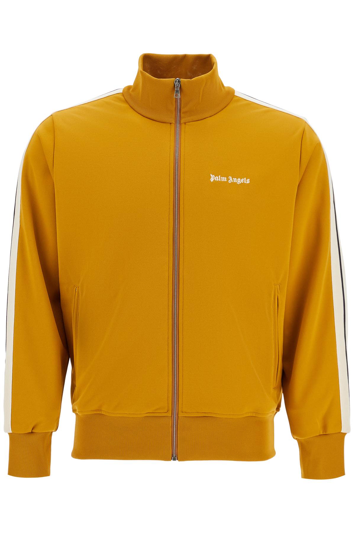 'track Sweatshirt With Contrasting Bands  - Brown