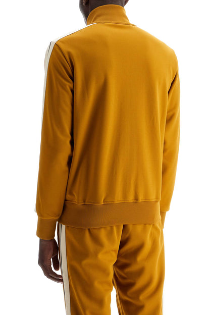 'track Sweatshirt With Contrasting Bands  - Brown