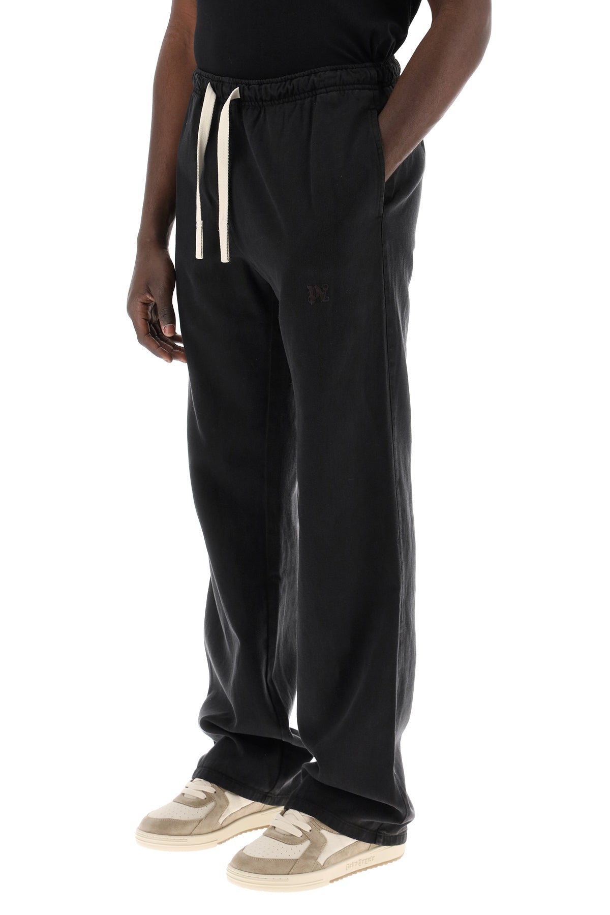 Wide-legged Travel Pants For Comfortable  - Black