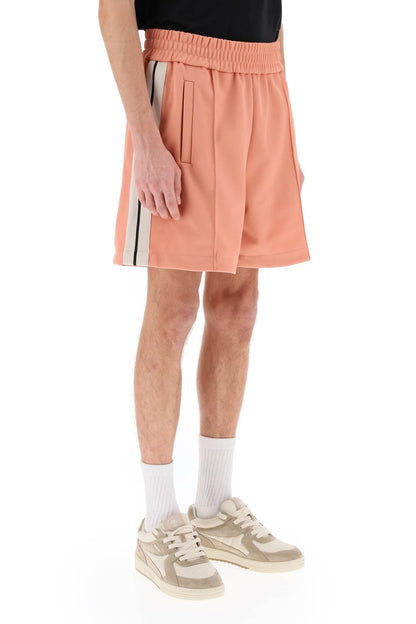 Sweatshorts With Side Bands  - Pink