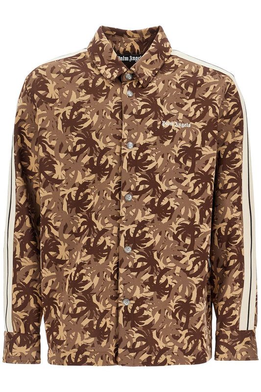 Camouflage Track Overshirt  - Brown