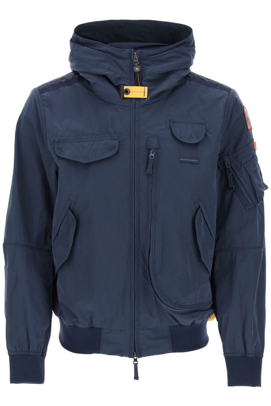 Gobi Hooded Bomber Jacket  - Blue