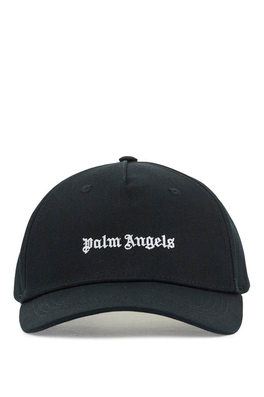 Baseball Cap With Embroidered Logo  - Black