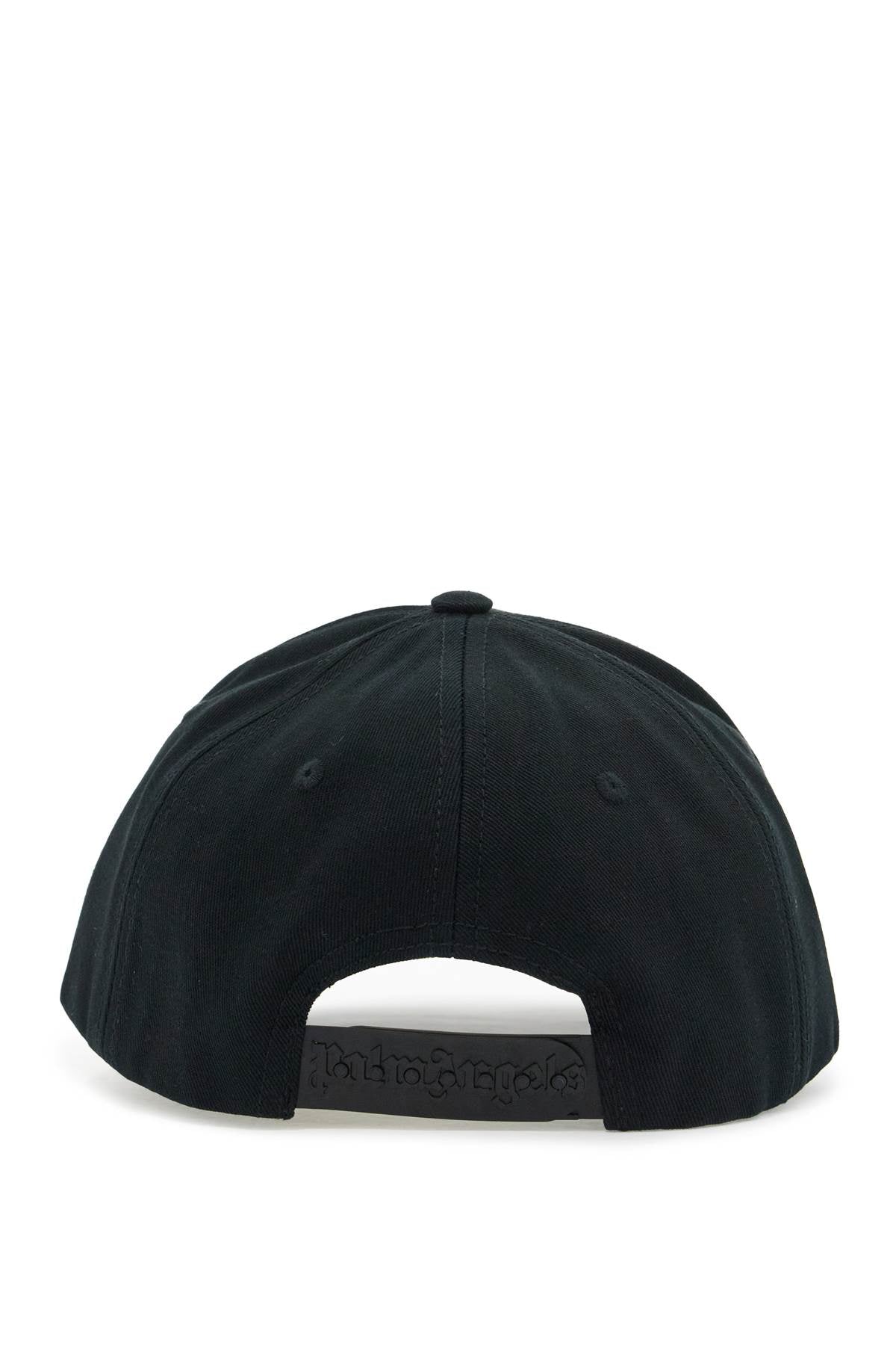 Baseball Cap With Embroidered Logo  - Black