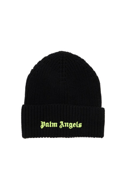 Fluorescent Logo Beanie  - Black