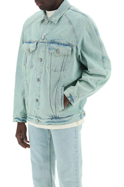 "denim Overdye Jacket  - Light Blue