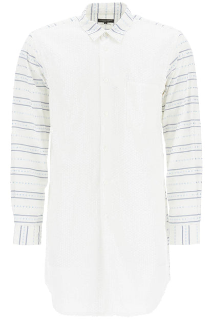 Maxi Jacquard Shirt With  - White