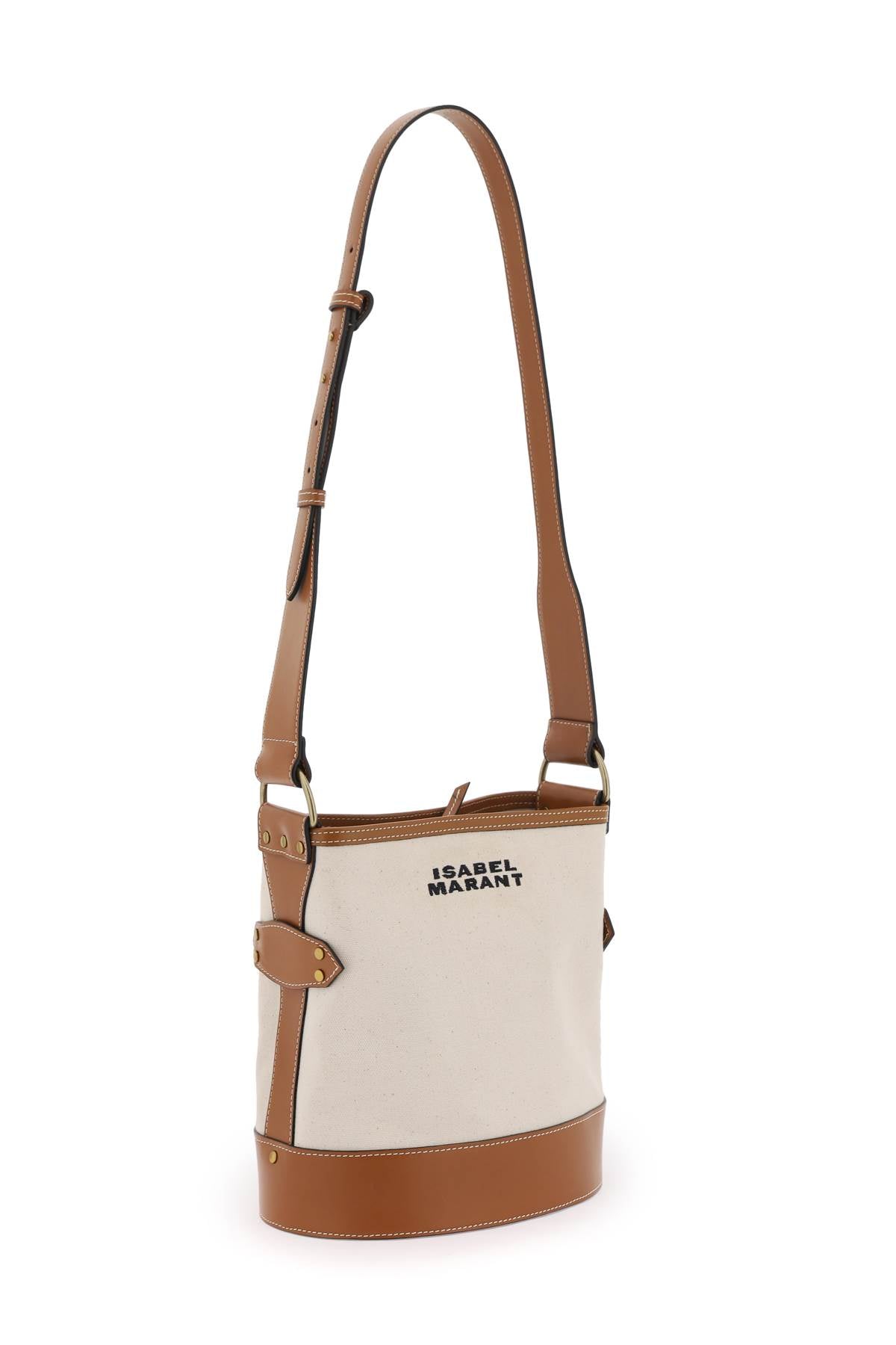 Samara Cotton Canvas Shoulder Bag  - Neutro