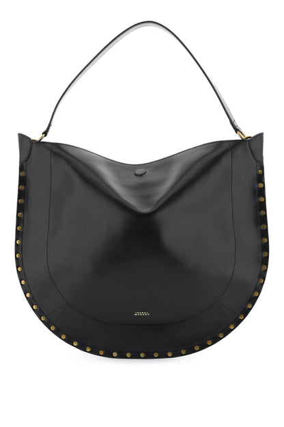 Smooth Leather Hobo Bag With  - Nero