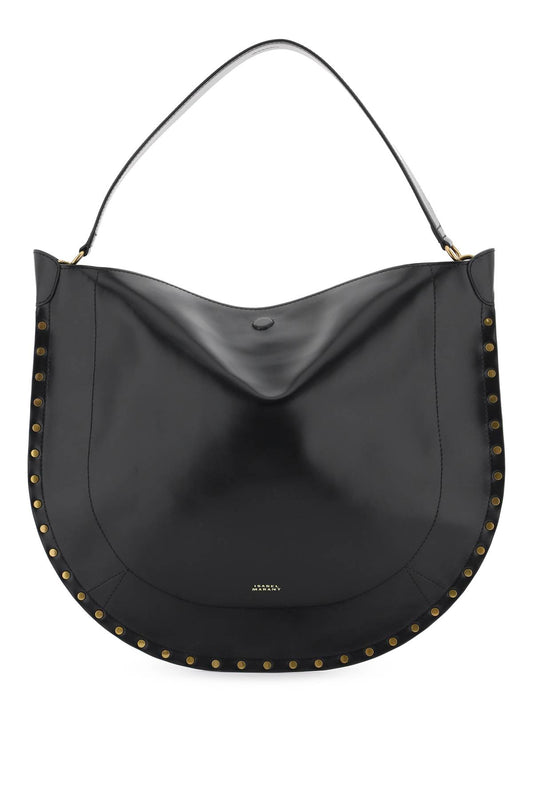 Smooth Leather Hobo Bag With  - Nero