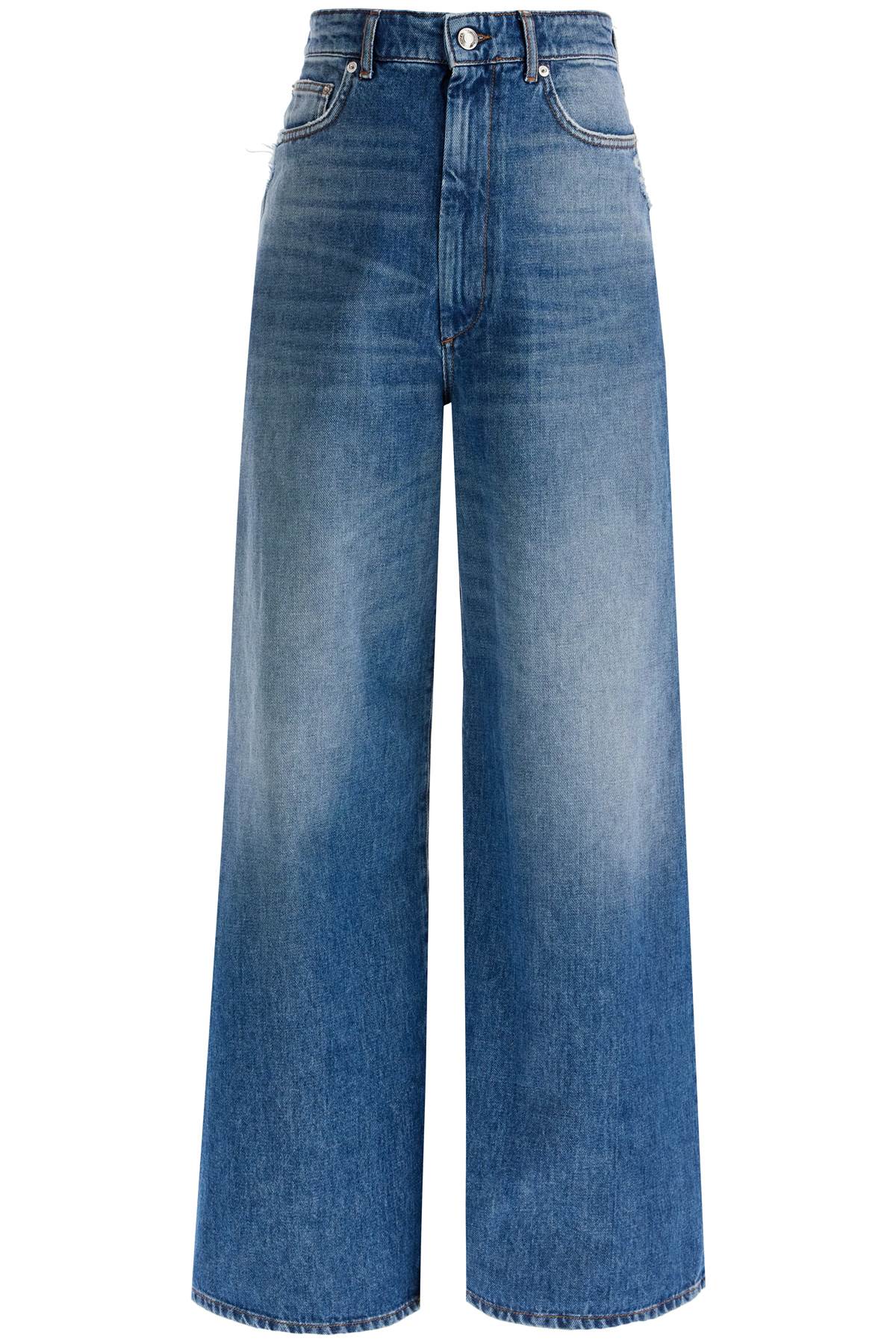 Oversized Five-pocket Jeans  - Blue