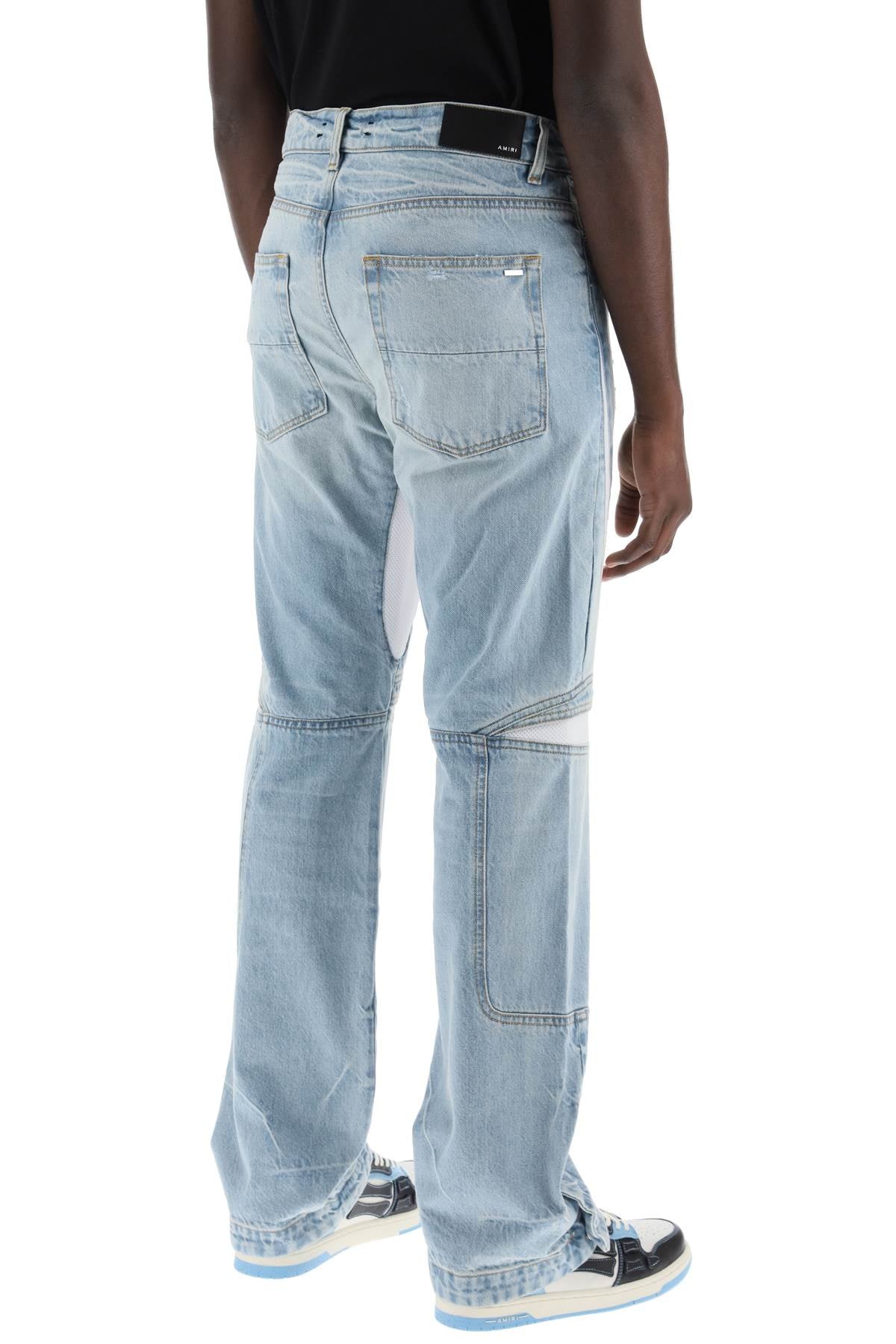 Mx-3 Jeans With Mesh Inserts  - Light Blue