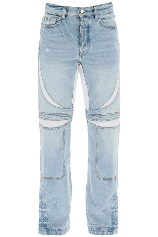 Mx-3 Jeans With Mesh Inserts  - Light Blue