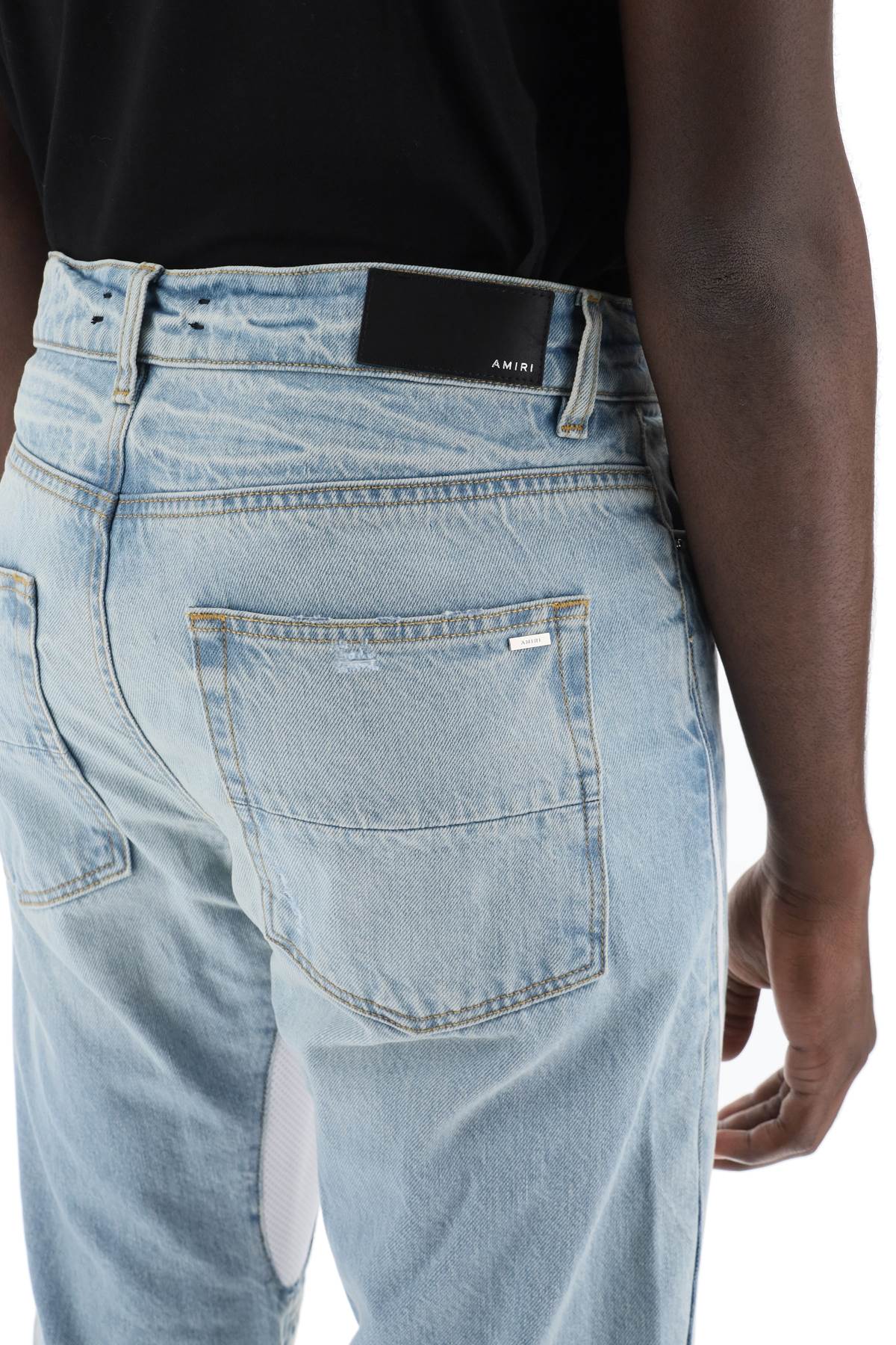 Mx-3 Jeans With Mesh Inserts  - Light Blue