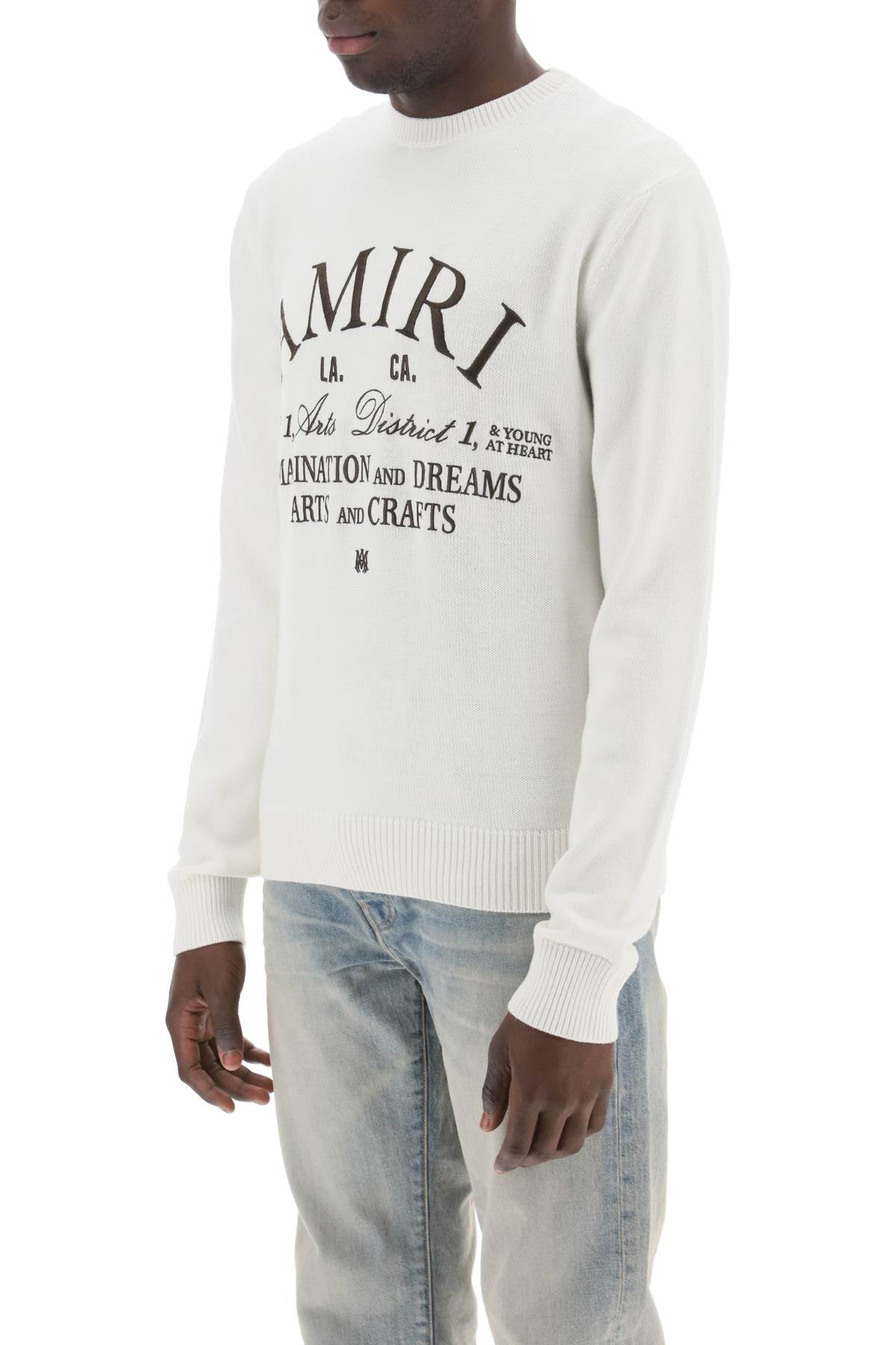 Arts District Wool Sweater  - White