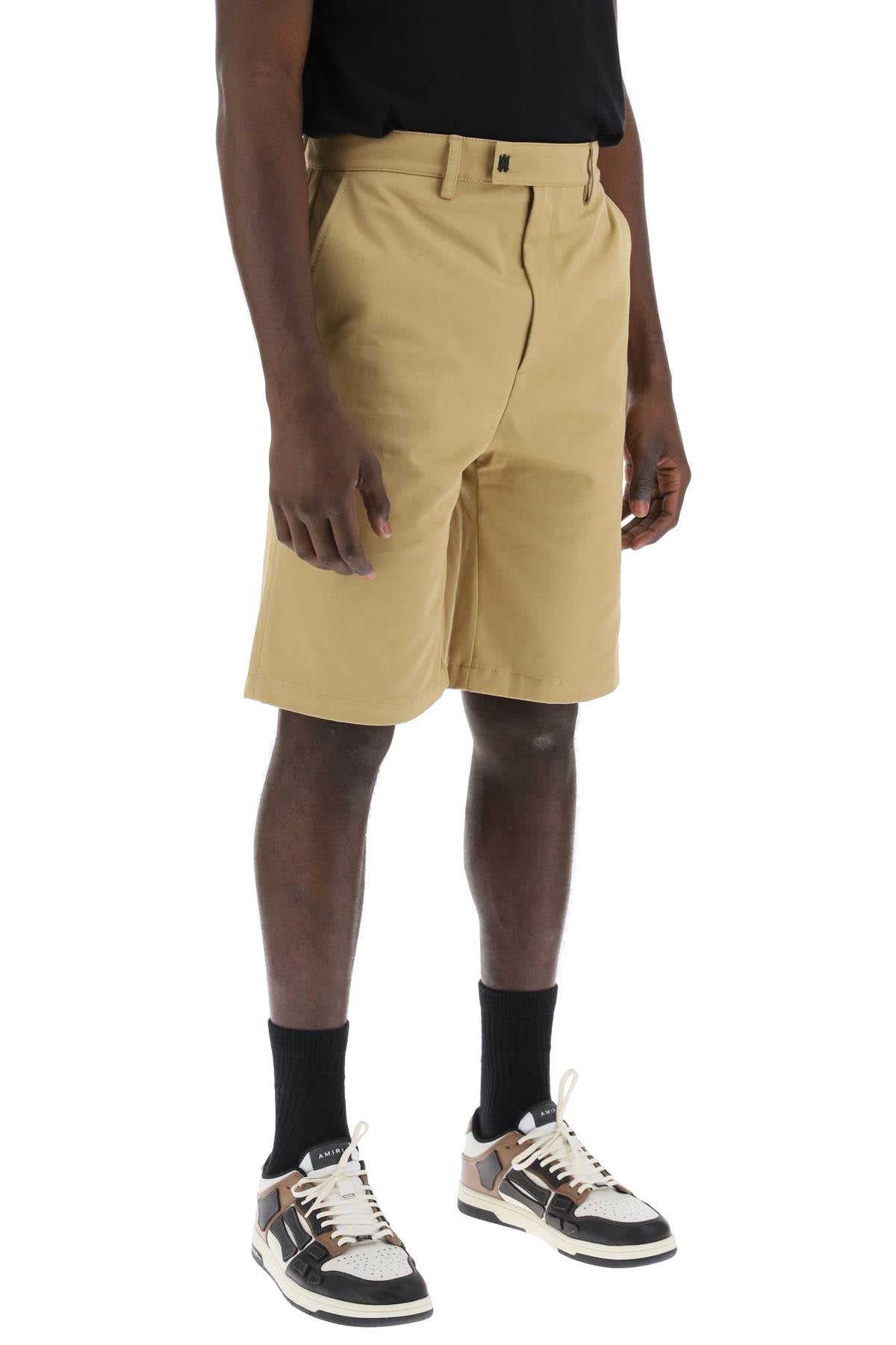 Arts District Flared Shorts  - Beige