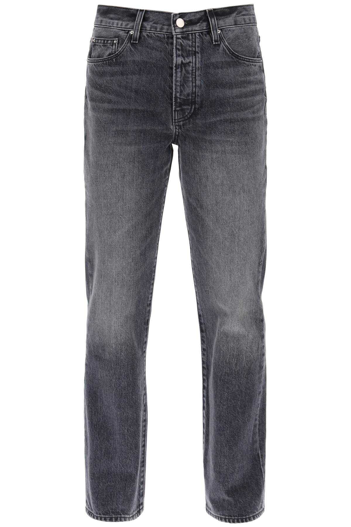 Straight Cut Jeans  - Grey