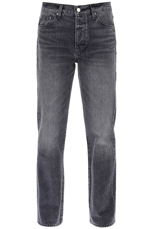 Straight Cut Jeans  - Grey