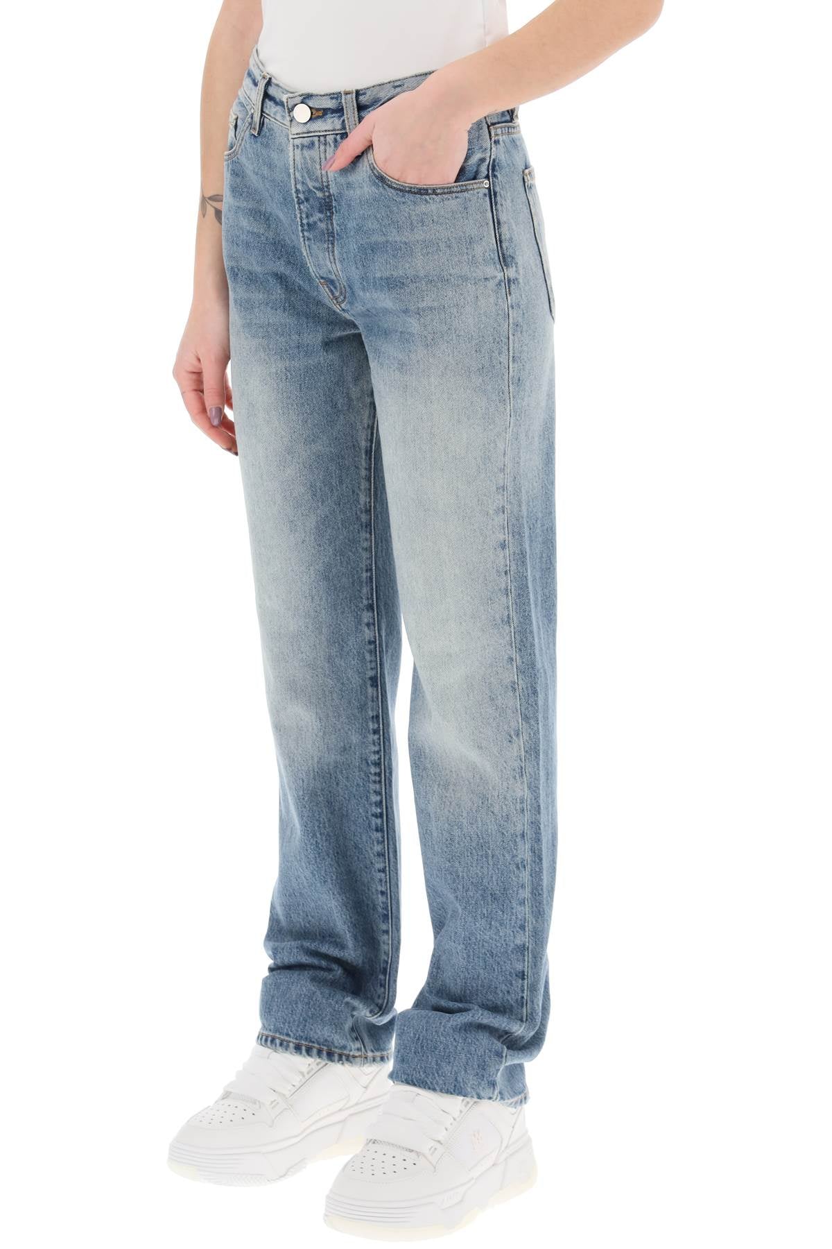 Straight Cut Jeans  - Light Blue