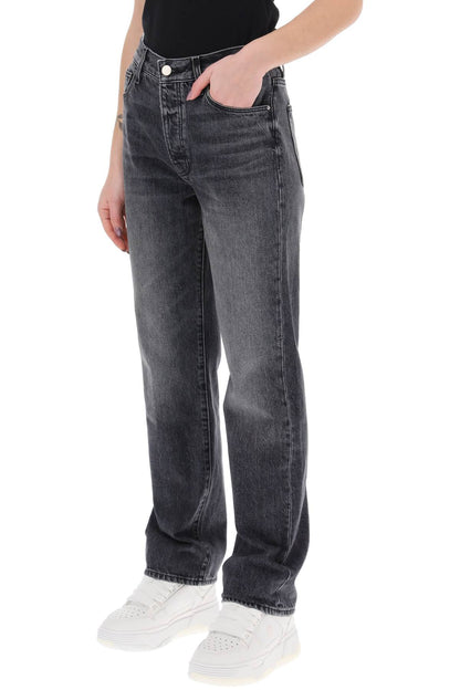 Straight Cut Jeans  - Grey