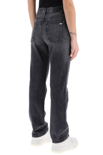 Straight Cut Jeans  - Grey