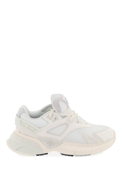 Mesh And Leather Ma Sneakers In 9  - White