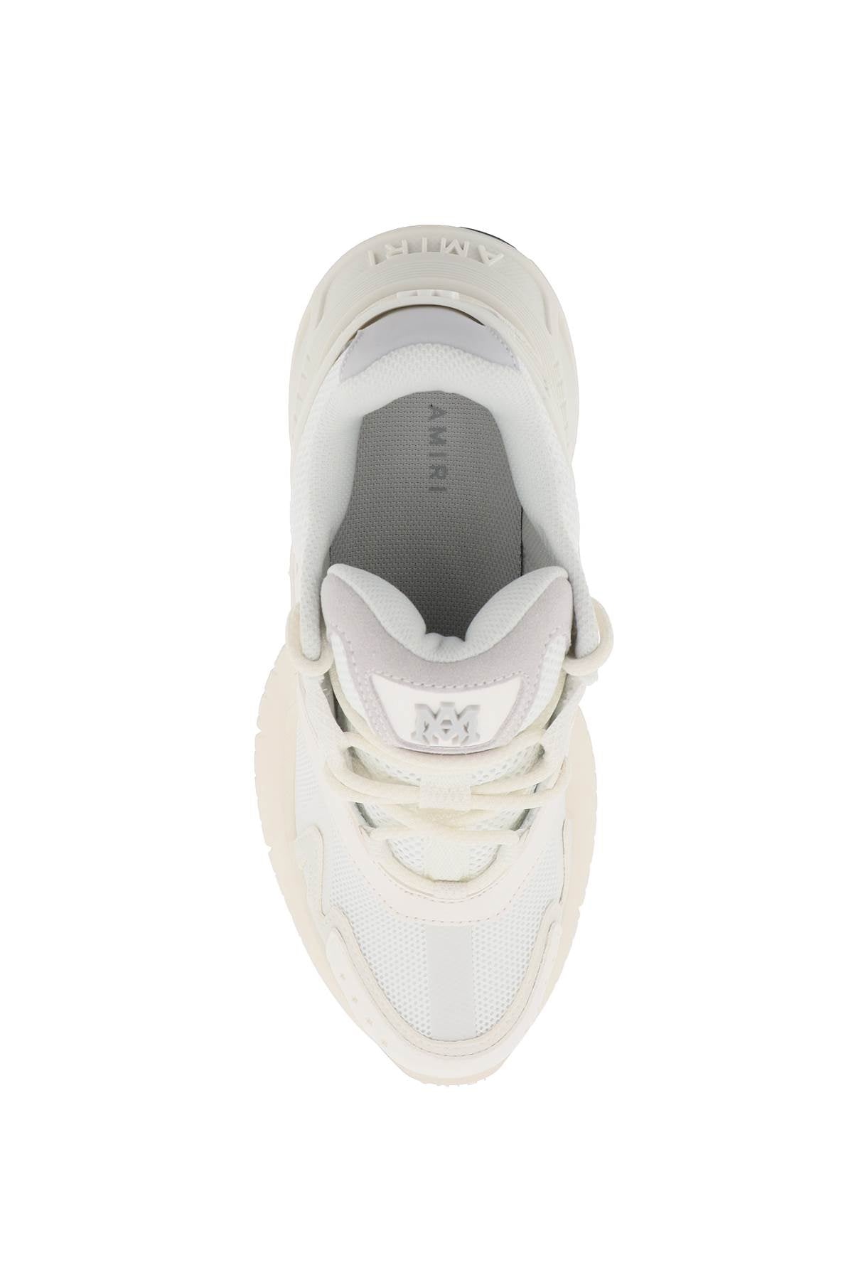 Mesh And Leather Ma Sneakers In 9  - White