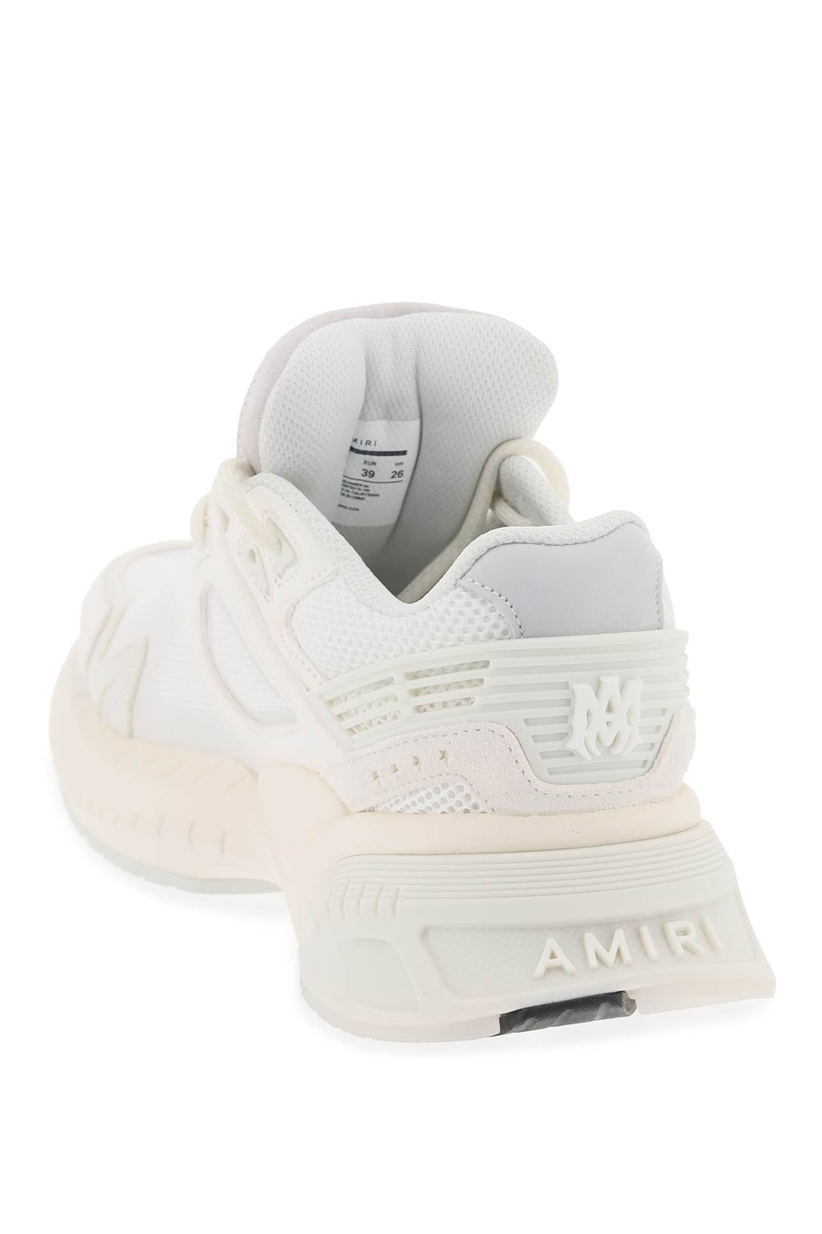 Mesh And Leather Ma Sneakers In 9  - White