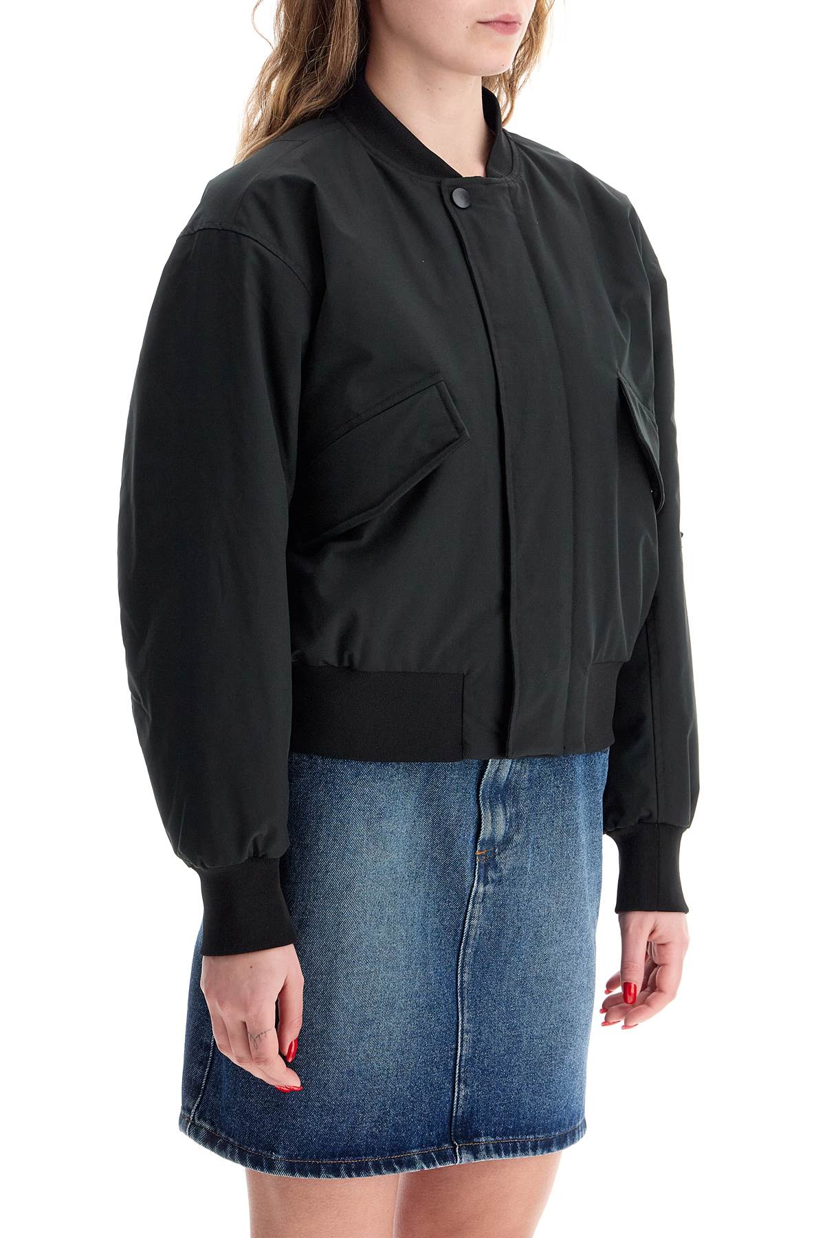 Boxy Haley Bomber  - Black