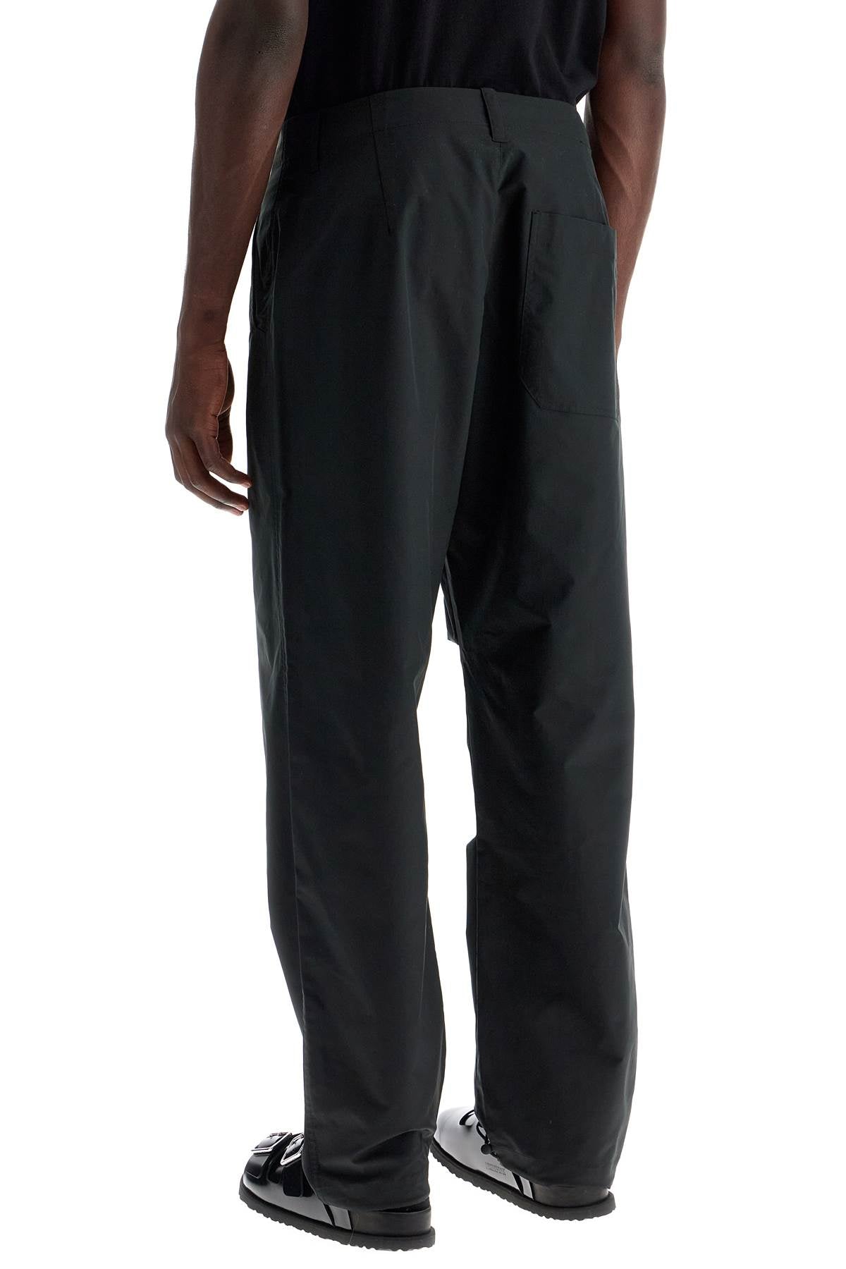 Mashi Technical Fabric Pants  - Black