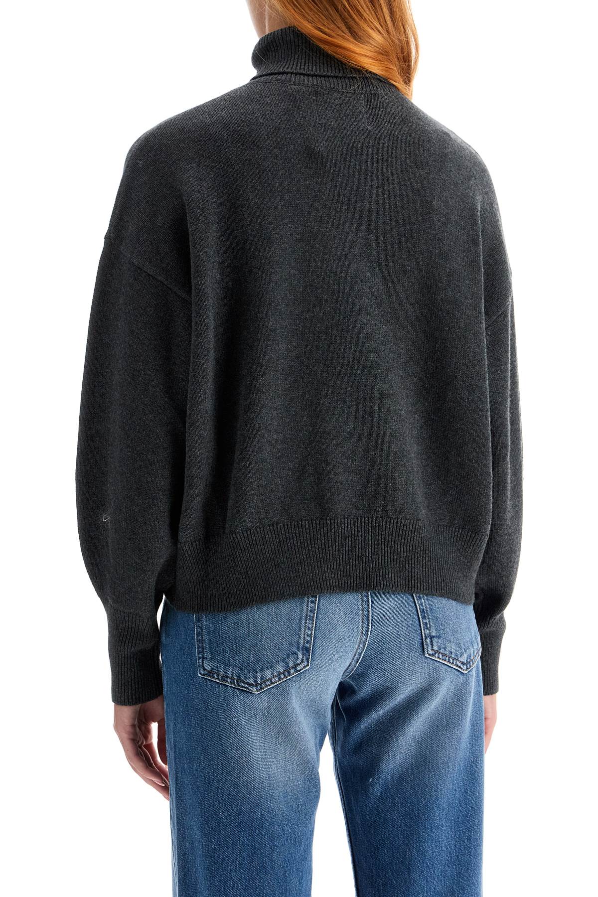 "boxy Nash Cotton And Wool Pullover  - Grey