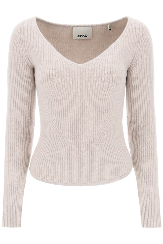 Bricelia Merino Wool And Cashmere Sweater  - Beige