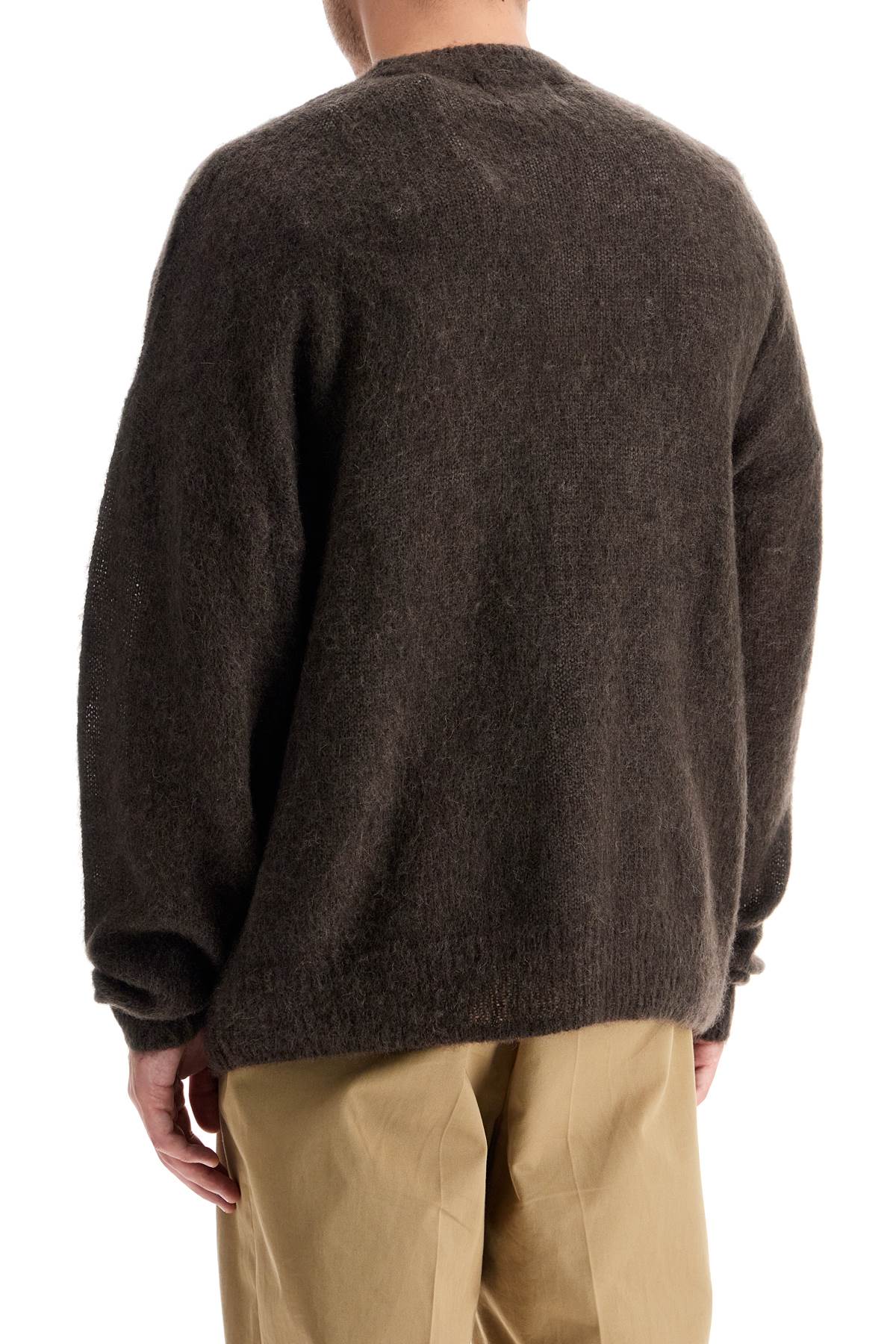 Mohair Drany Pullover  - Brown