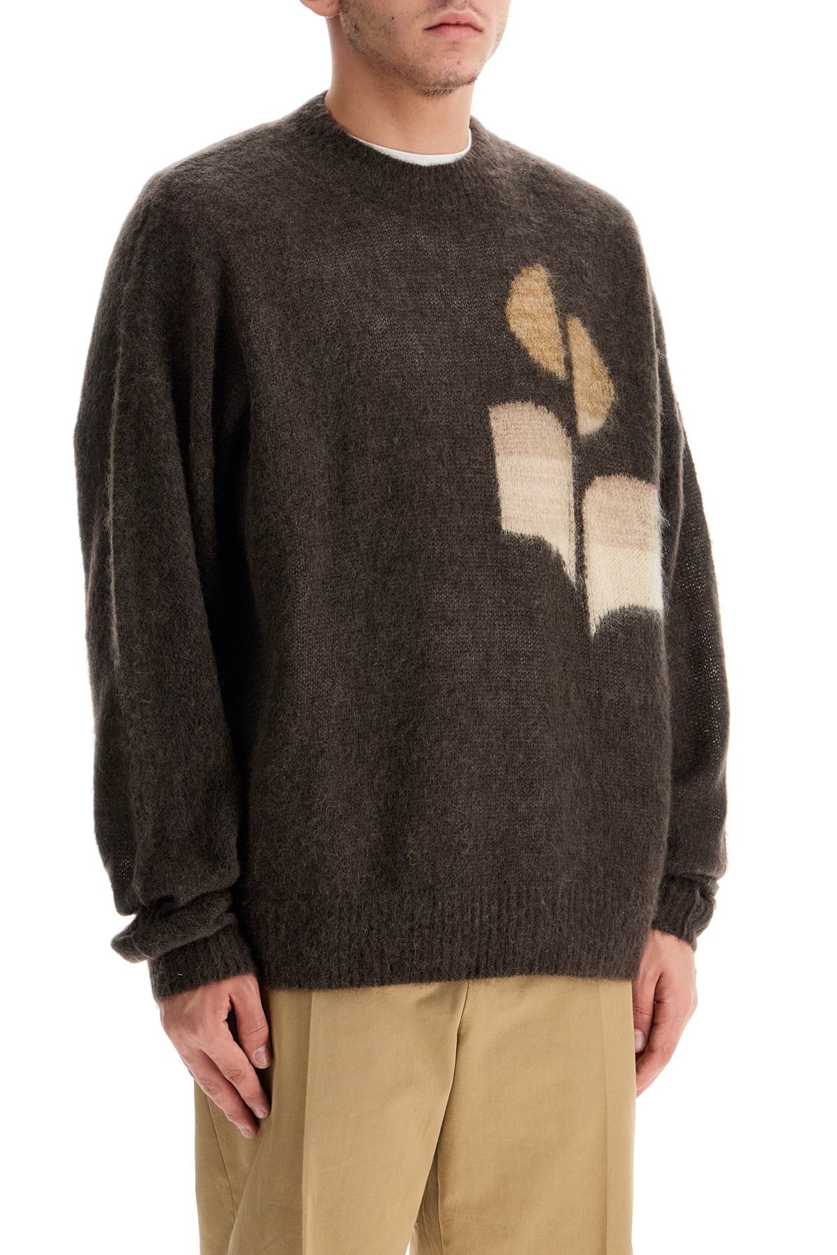 Mohair Drany Pullover  - Brown