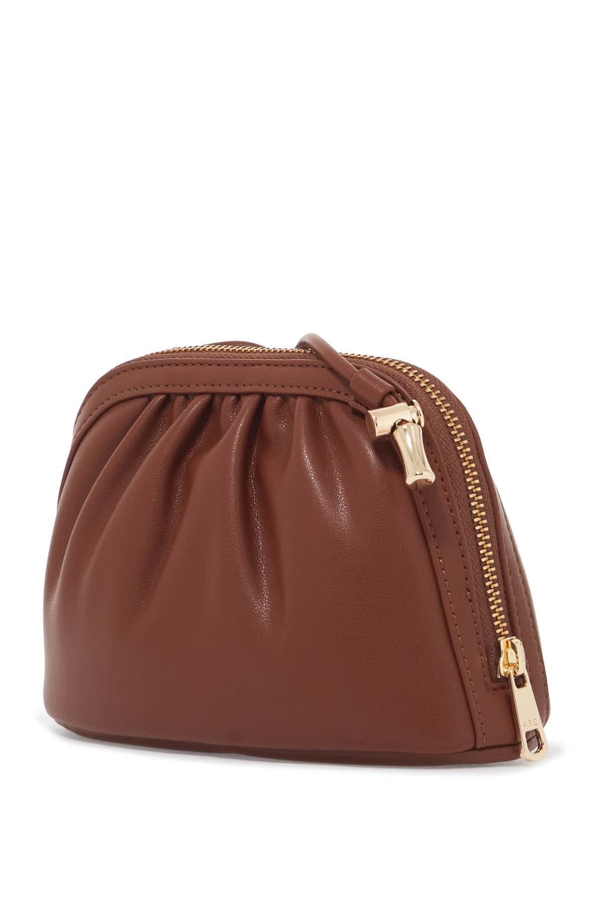 Mini Ninon Shoulder Bag With Strap  - Brown