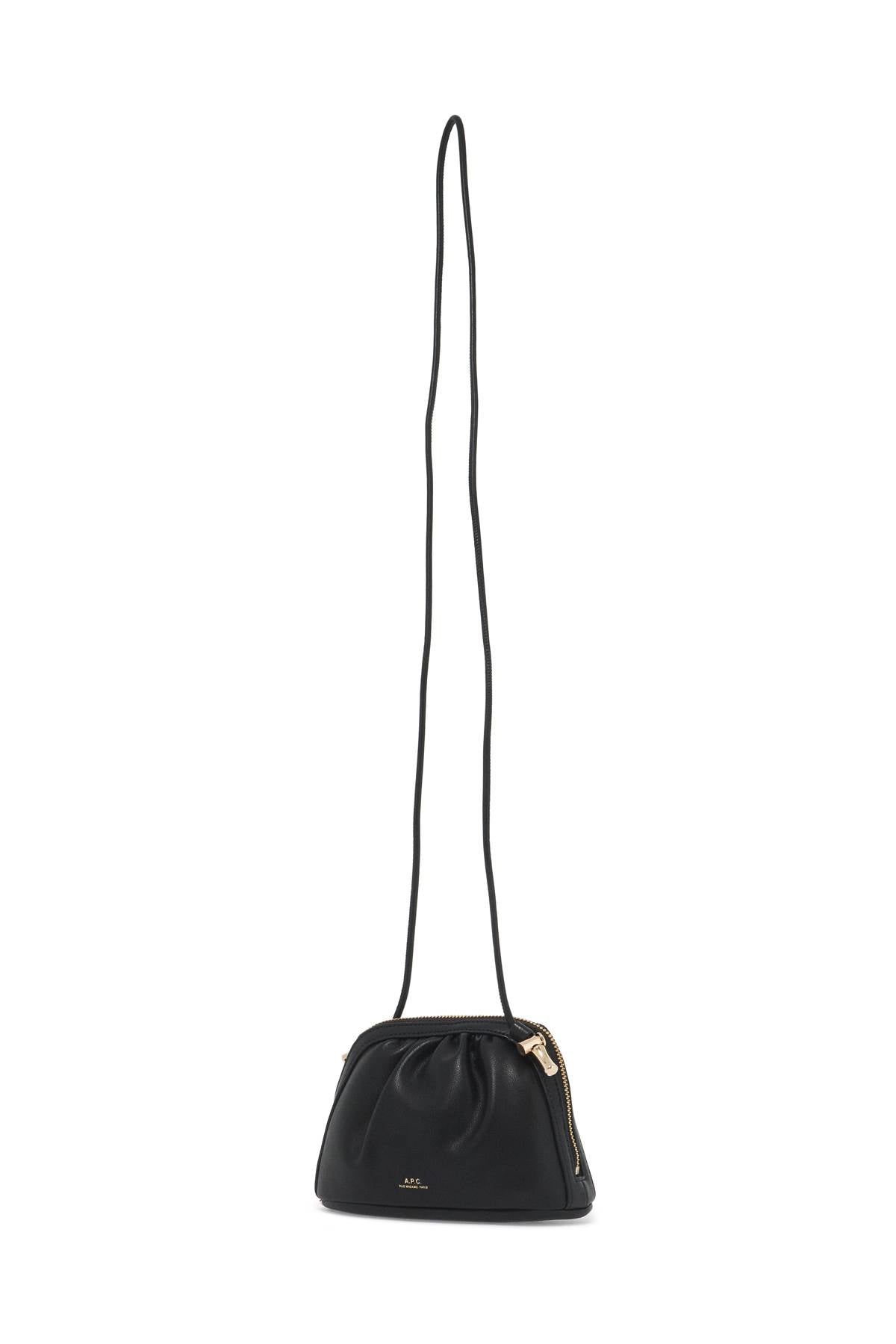 Mini Ninon Shoulder Bag With Strap  - Black