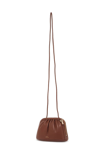 Mini Ninon Shoulder Bag With Strap  - Brown