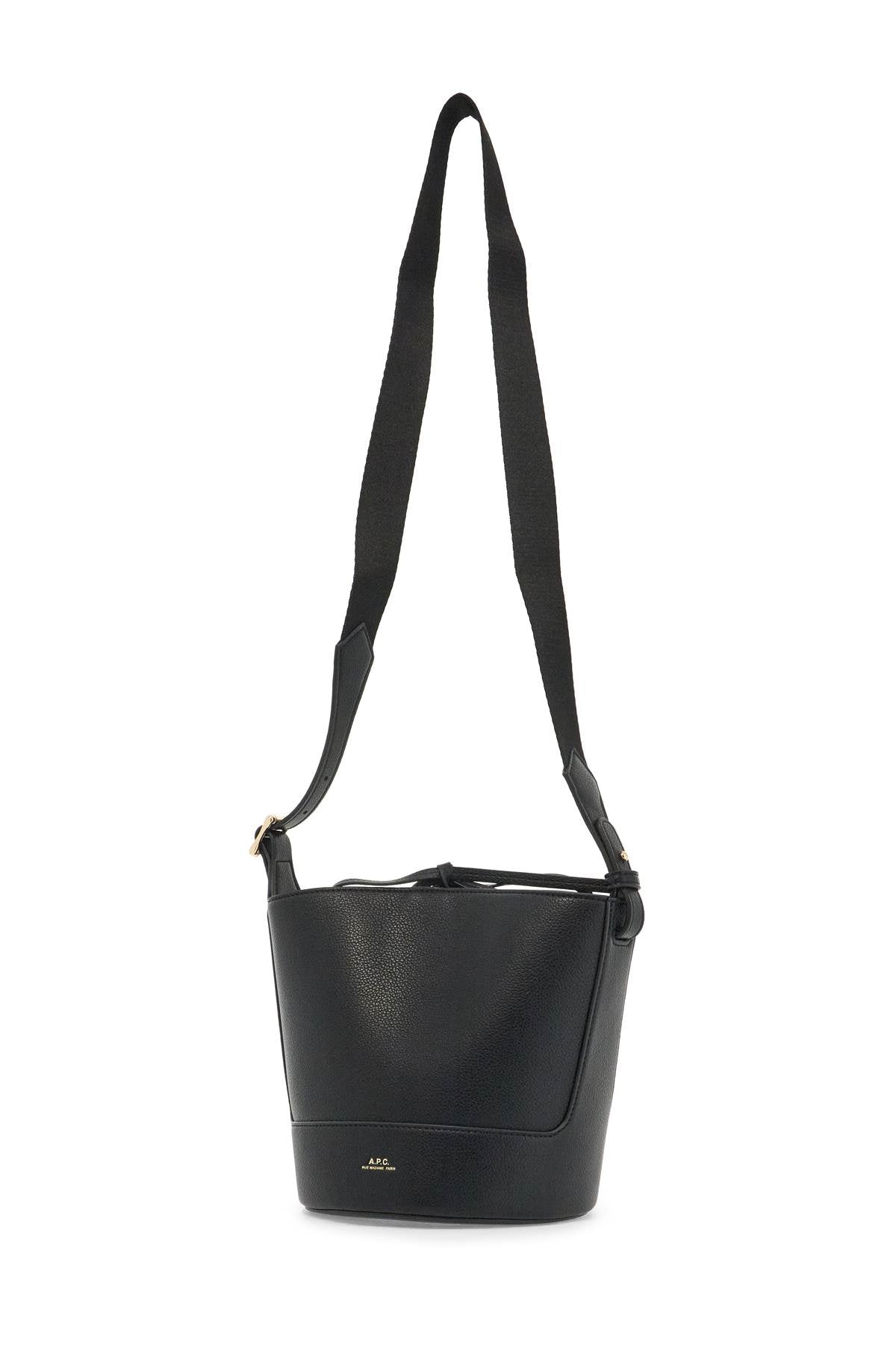 Ana Bucket Bag In Italian  - Black