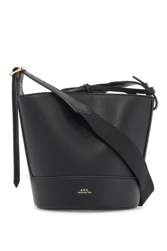 Ana Bucket Bag In Italian  - Black