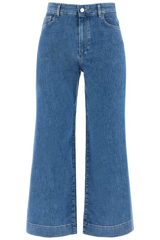 'cropped Flared Jeans By  - Blue