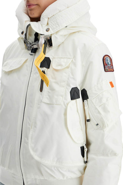 Gobi Bomber Jacket In Oxford Nylon  - White