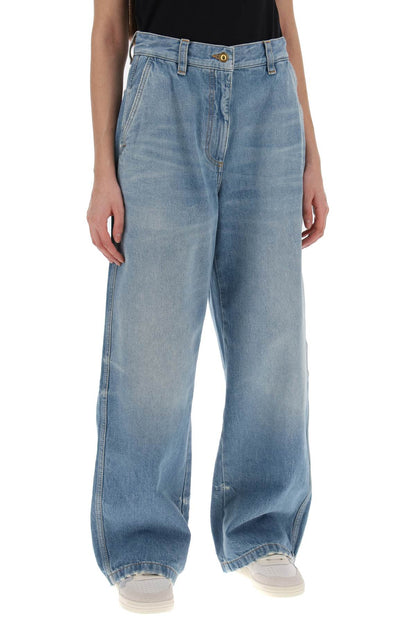 Wide Leg Jeans  - Light Blue