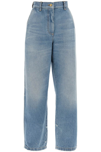 Wide Leg Jeans  - Light Blue